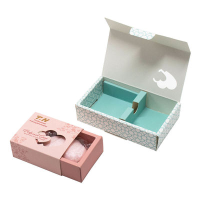 Custom Printing Logo Matt Paper Slide Open Drawer Box For Handmade Soap