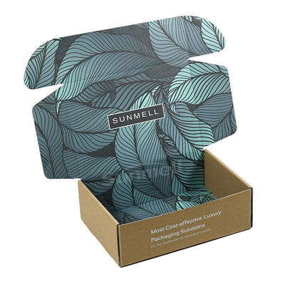 Biodegradable Kraft Mailers Boxes OEM Custom Private Label