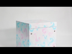 Caixinha-presente de luxo de grande cores com botão magnético