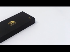 Custom Luxury Gold Stamp Impressão UV Caixa magnética